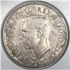 Image 2 : 1947 Curved Right King George VI 50 Cents AU+