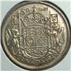 Image 1 : 1949 King George VI 50 Cents Choice AU++