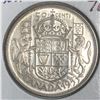 Image 1 : 1953 Queen Elizabeth 50 Cents LDNSF VF++