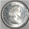 Image 2 : 1956 Queen Elizabeth 50 Cents Choice BU