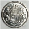 Image 1 : 1956 Queen Elizabeth 50 Cents Choice BU
