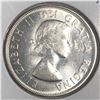 Image 2 : 1957 Queen Elizabeth 50 Cents PL-66