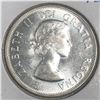 Image 2 : 1958 Queen Elizabeth 50 Cents PL-65