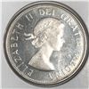 Image 2 : 1961 Queen Elizabeth 50 Cents Heavy Cameo