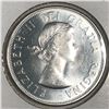 Image 2 : 1962 Queen Elizabeth 50 Cents PL-66 Heavy Cameo