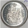 Image 1 : 1966 Queen Elizabeth 50 Cents