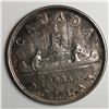 Image 1 : 1935 King George V Canadian Silver Dollar UNC