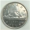 Image 1 : 1937 King George VI Canadian Silver Dollar