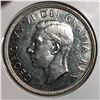 Image 2 : 1949 King George VI Canadian Silver Dollar UNC