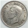 Image 2 : 1949 King George VI Canadian Silver Dollar UNC