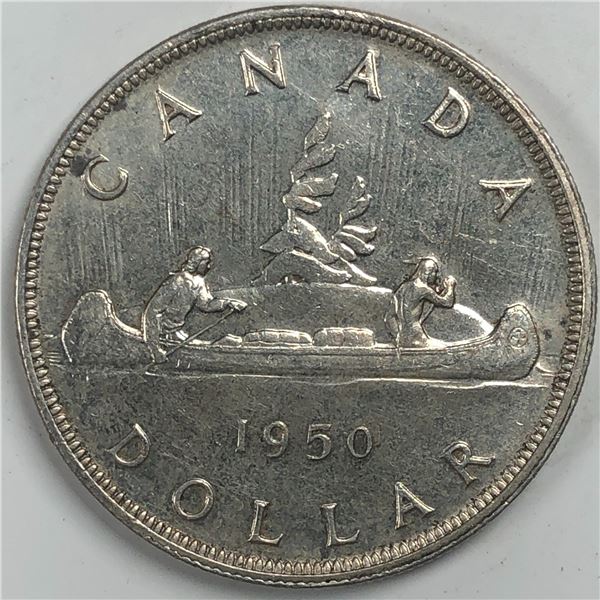 1950 King George VI Canadian Silver Arnprior AU-UNC