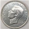 Image 2 : 1950 King George VI Canadian Silver AU-UNC