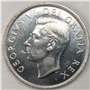 Image 2 : 1951 King George VI Canadian Silver Dollar UNC