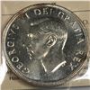 Image 2 : 1952 King George VI Canadian Silver Dollar ICCS-MS-64 DBL-HP