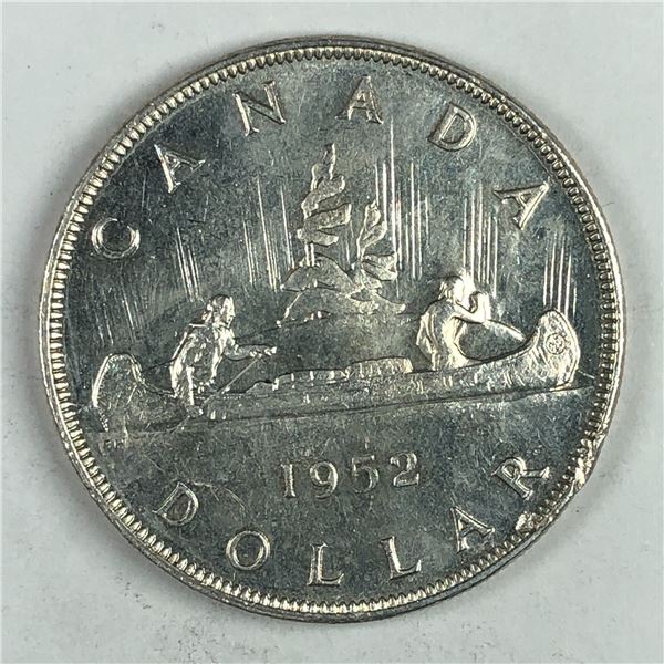 1952 King George VI Canadian Dollar NWL DBL Island First I have seen.