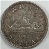 Image 1 : 1952 King George VI Canadian Silver Dollar FWL