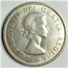Image 2 : 1958 Queen Elizabeth II Canadian Silver Dollar CHOICE UNC