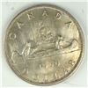 Image 1 : 1960 Queen Elizabeth II Canadian Silver Dollar