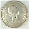 Image 2 : 1961 Queen Elizabeth II Canadian Silver Dollar
