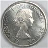 Image 2 : 1962 Queen Elizabeth II Canadian Silver Dollar UNC