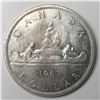 Image 1 : 1963 Queen Elizabeth II Canadian Silver Dollar