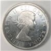 Image 2 : 1964 Queen Elizabeth II Canadian Silver Dollar UNC