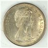 Image 2 : 1967 Queen Elizabeth II Canadian Silver Dollar UNC
