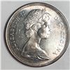 Image 2 : 1967 Queen Elizabeth II Canadian Silver Dollar UNC