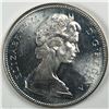 Image 2 : 1967 Queen Elizabeth II Canadian Silver Dollar UNC