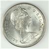 Image 2 : 1967 Queen Elizabeth II Canadian Silver Dollar UNC
