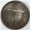 1967 Queen Elizabeth II Canadian Silver Dollar UNC Golden Tones