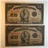 2X-1923 25 Cent Shinplaster DC-24c Letter A Campbell/Clark