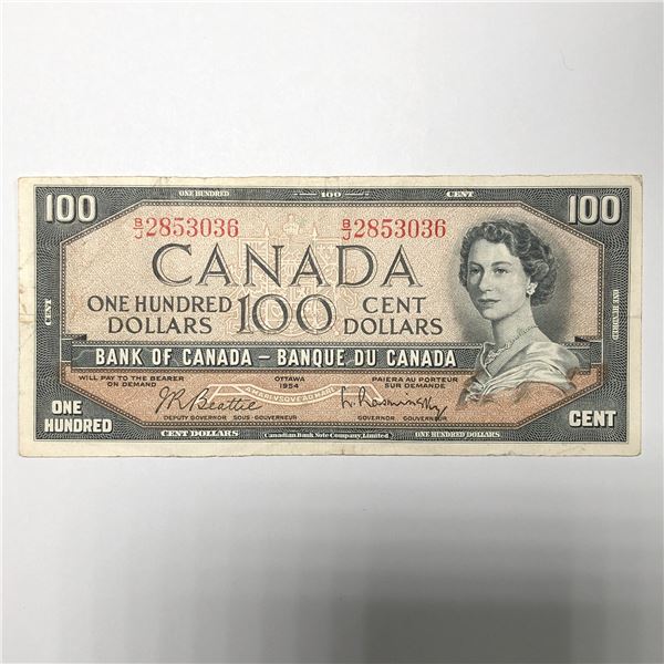 1-1954 100 Dollar Bill