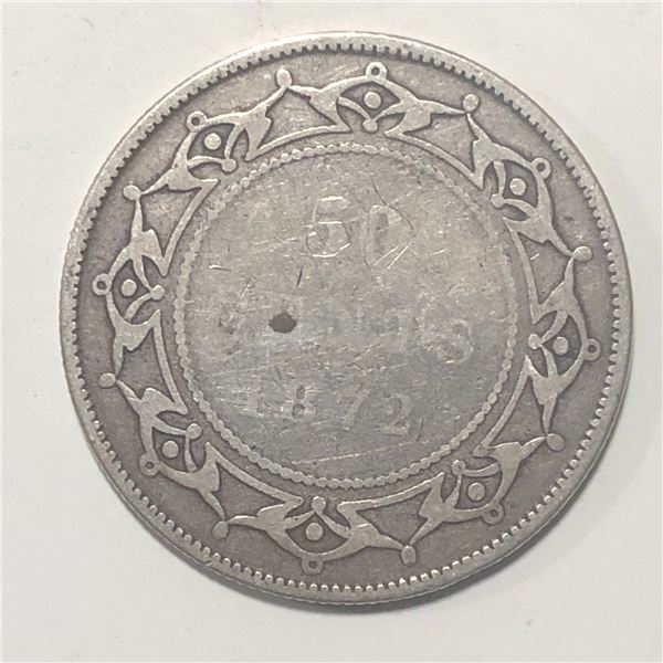 Newfoundland .50 cents 1872