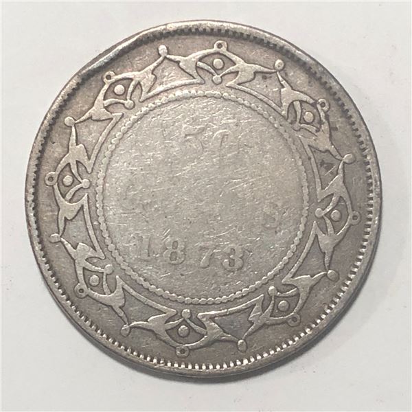 Newfoundland .50 cents 1873 KEY DATE