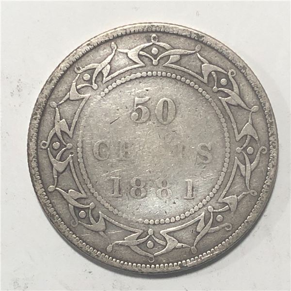 Newfoundland .50 cents 1881