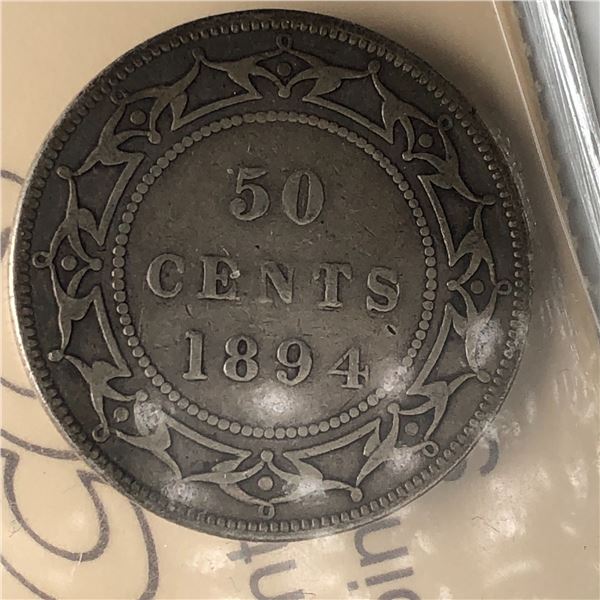 Newfoundland .50 cents 1894 ICCS G-6