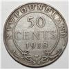 Image 1 : Newfoundland .50 cents 1918 F