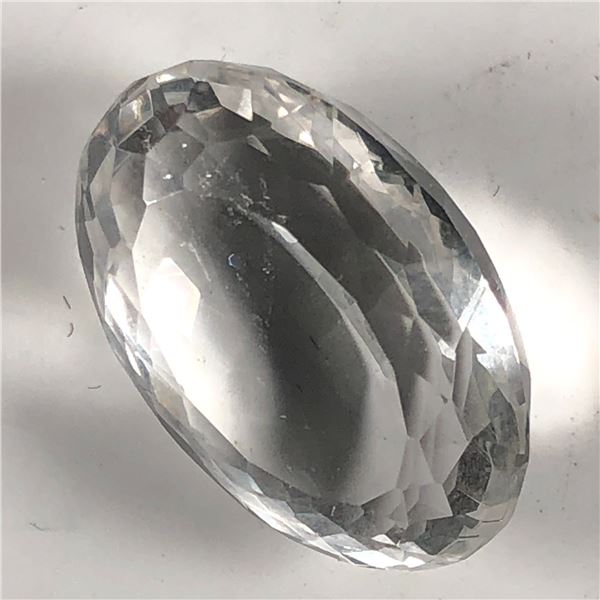 Real Gemstone Oval Cut 26.7 Carats Hardness 8