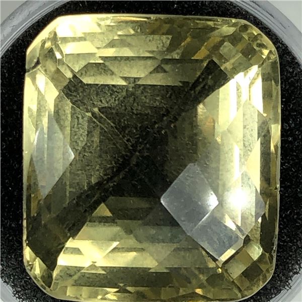 Real Gemstone Princess Cut 27.9 Carats Hardness 7