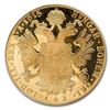 Image 1 : 1915 Austria Gold 4 Ducat BU 4438 oz Gold content