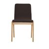 Image 2 : Grey Arizona Dining Chair, Continental Collection - Dimensions: 18.5 x 23.4 x 33.5. Retail price: $3
