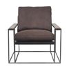 Image 2 : Logan Club Chair, Continental Collection - Dimensions: 33 x 33.5 x 33. Retail price: $ 1,350.00
