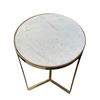 Image 2 : Miracle marble table - approx 14in D x 20in H