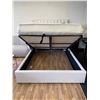 Image 3 : Jolie Queen Storage Bed - Cream with cushions