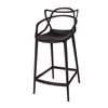 Image 2 : Crane Counter Stool - Matte Black cra-005