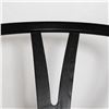 Image 8 : Frida Counter Stool - Black with Natural Seat - FRI-007