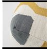 Image 2 : Barcelona Pouf - Mustard Multi Bar-006