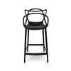 Image 2 : Crane Counter Stool - Matte Black cra-005
