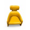 Image 2 : Mustard Mid-Century Walnut Base Chair Scan Design